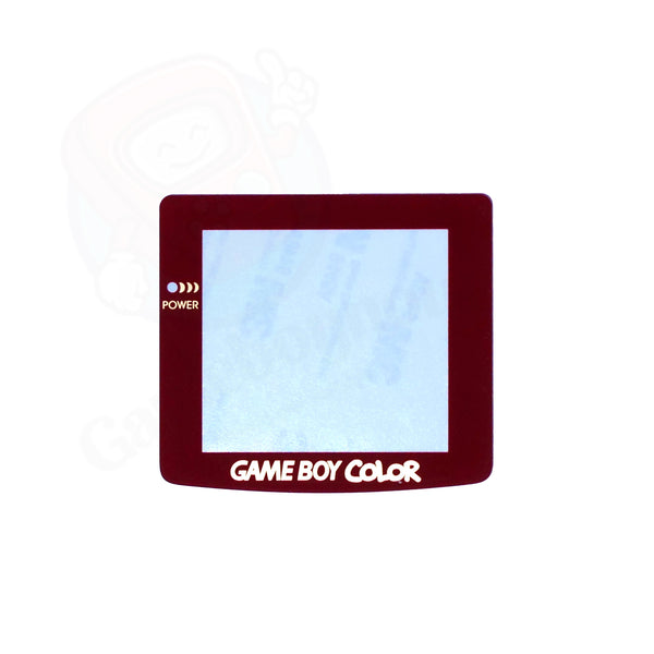 Monitor lens voor Game Boy Color (2.6-Inch)  - Bordeaux Rood - Glas