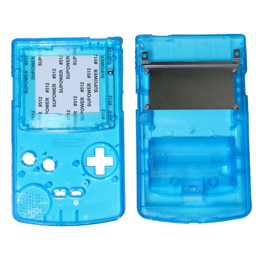 Vervangende behuizing (Body shell) voor Game Boy Color - Transparant Babyblauw