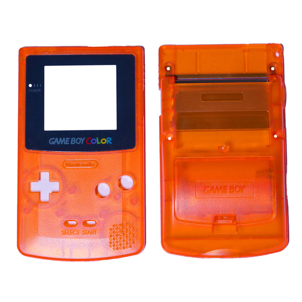 Vervangende Behuizing voor Game Boy Color - Transparant Oranje
