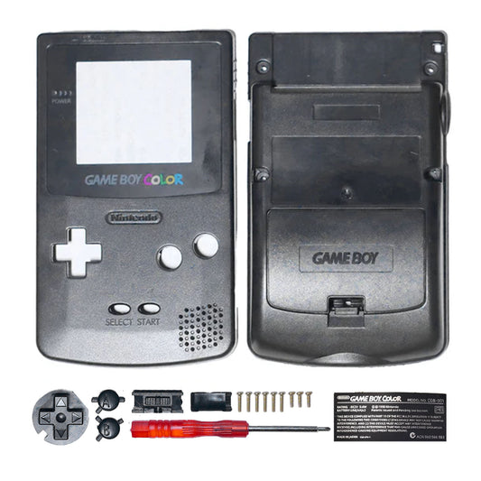 Vervangende behuizing (Bodyshell) voor Game Boy Color - Zwart