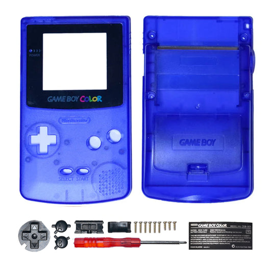 Vervangende behuizing voor Game Boy Color - Transparant Paars