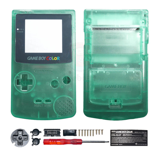 Vervangende behuizing (Body shell) voor Game Boy Color - Glow In The Dark