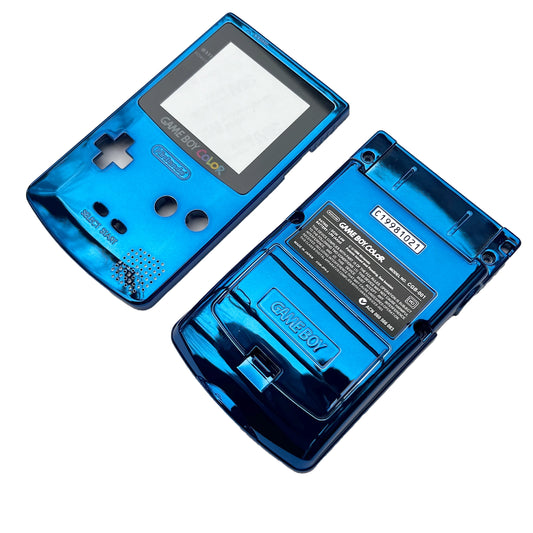 Pre-cut Body Shell/ Behuizing Kit - Voor 2.6-Inch Backlit LCD-schermen - Chrome Blauw