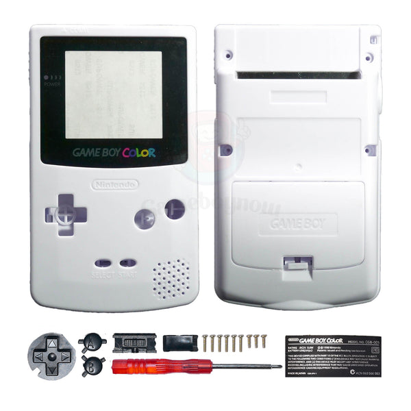 Vervangende behuizing (Body shell) voor Game Boy Color - Wit