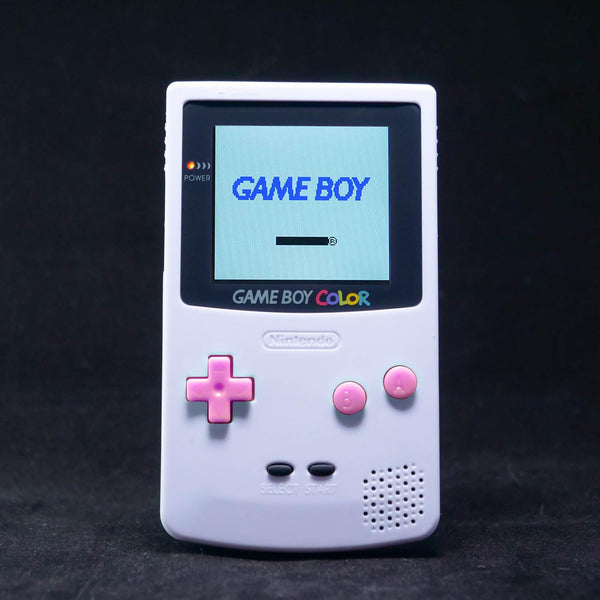 Nintendo Game Boy Color LIGHT XL "WHITE PIGGY" - GAMEBOYNOW