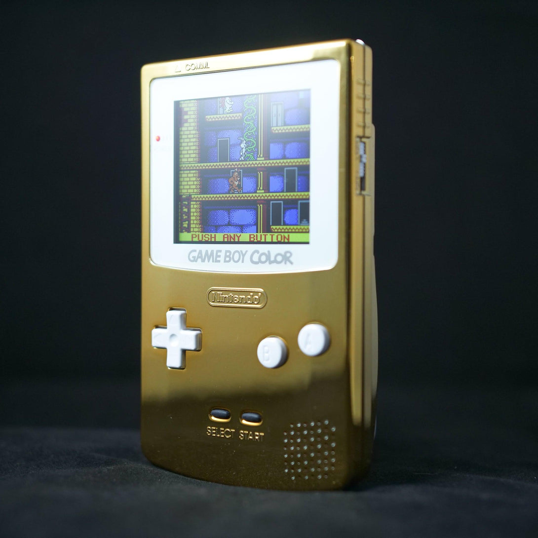 Nintendo Game Boy Color LIGHT XL "GOLD ANCIENT" - GAMEBOYNOW