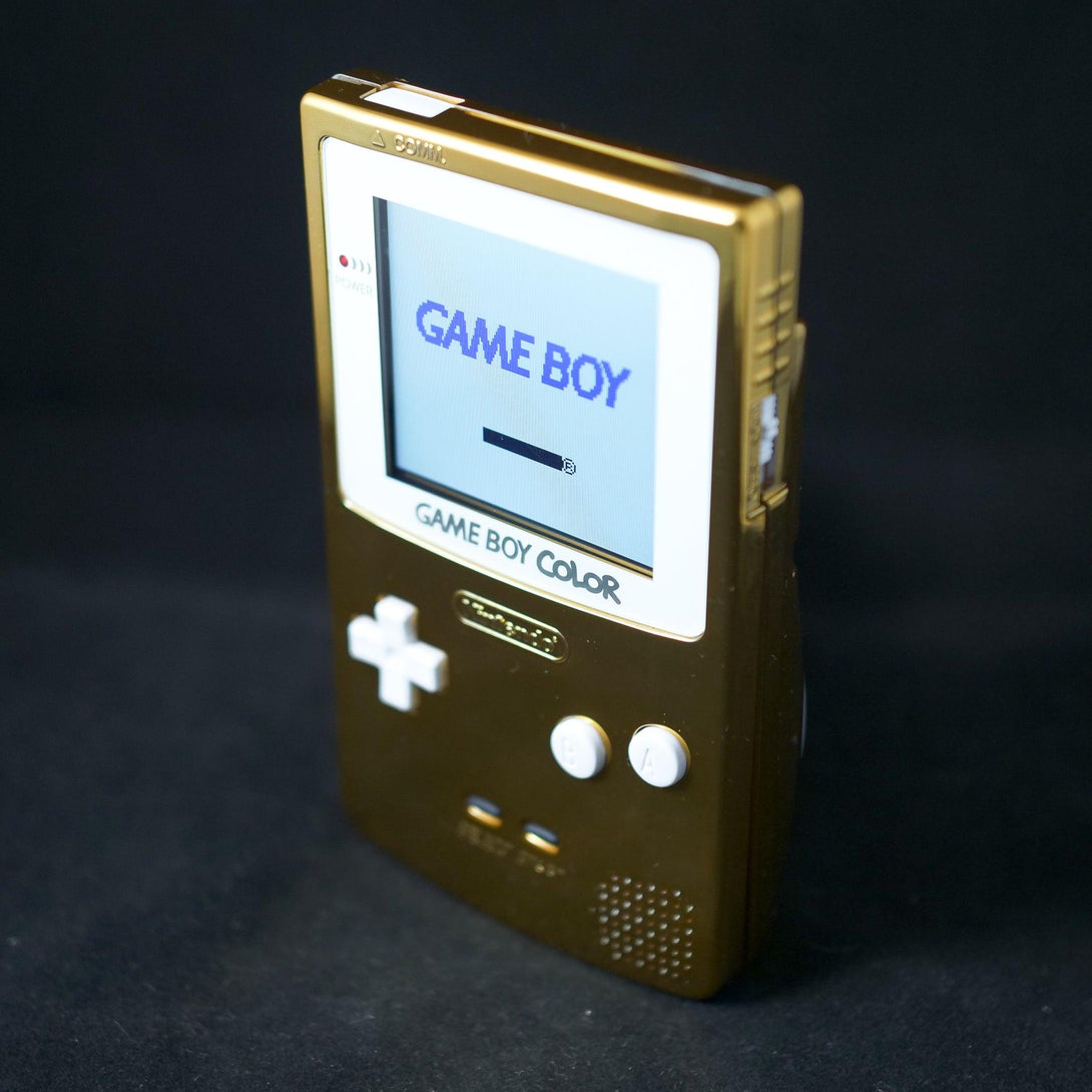 Nintendo Game Boy Color LIGHT XL "GOLD ANCIENT" - GAMEBOYNOW