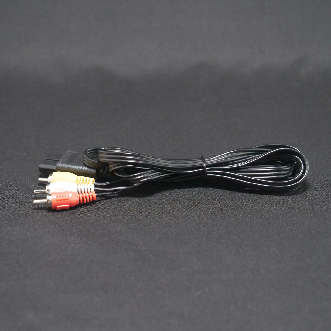 Composite AV cable voor Nintendo GameCube (NGC), Nintendo 64 (N64) en Super Nintendo (SNES) / black - 1.5 meter - GAMEBOYNOW