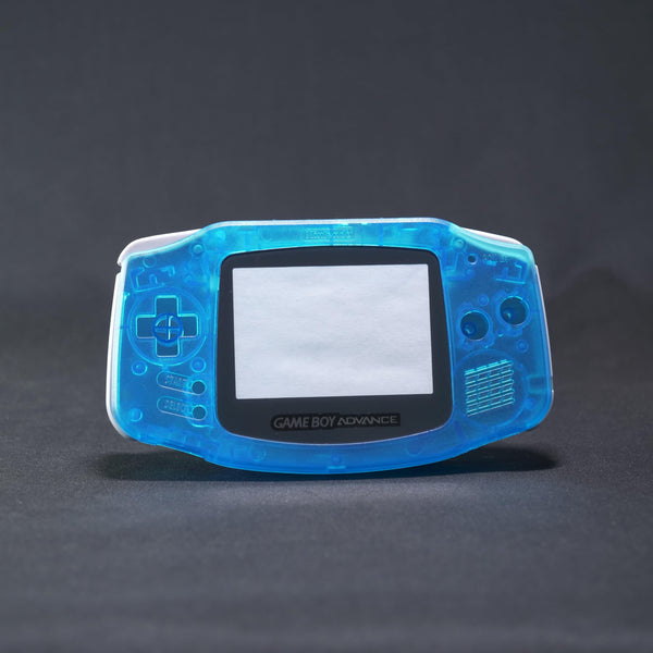 Game Boy Advance Body Shell 'TRANSPARANT BLAUW' - GAMEBOYNOW