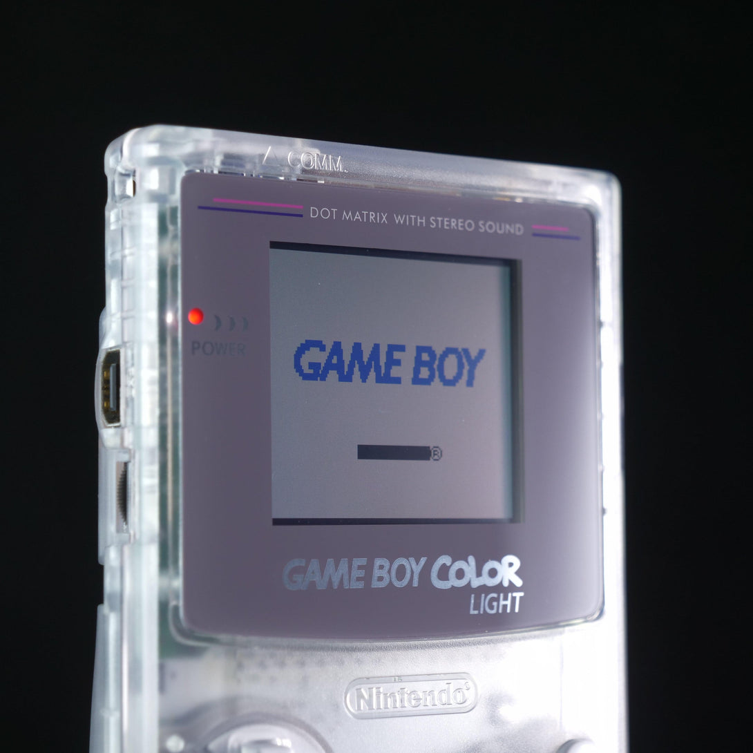 Nintendo Game Boy Color LIGHT "CLEAR RETRO" - GAMEBOYNOW
