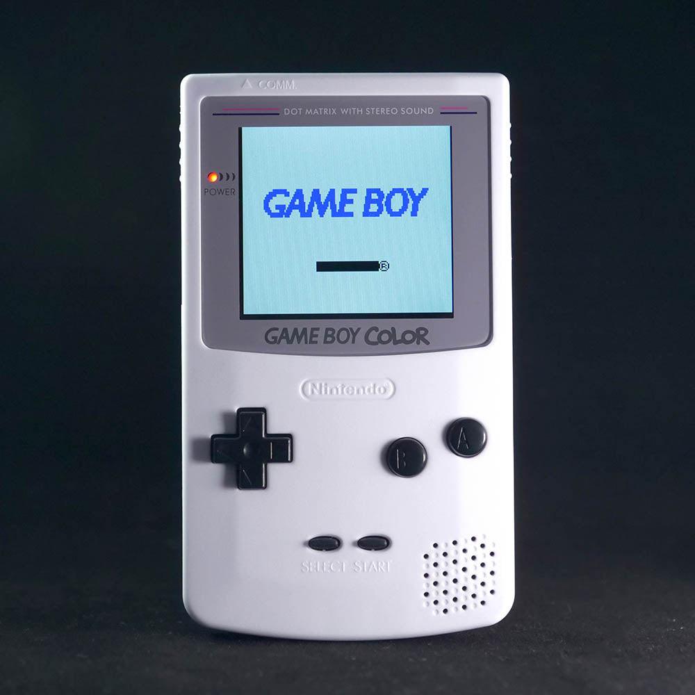 Nintendo Game Boy Color LIGHT XL "WHITE RETRO" - GAMEBOYNOW
