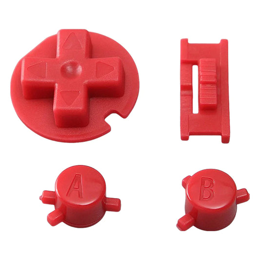 Replacement Knoppenset (rood) voor GBC - GAMEBOYNOW